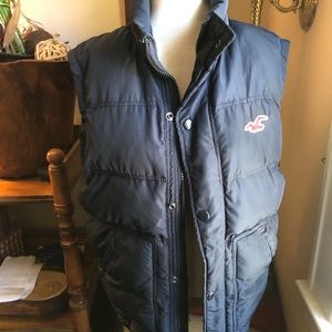 Navy Hollister Vest